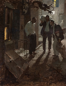 Man at the Crossroad [1924] by Dean Cornwell [1892–1960]